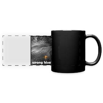 Wrong Hive - Full Colour Panoramic Mug - black - Front