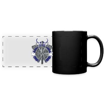 Viking Weapons - Full Colour Panoramic Mug - black - Front