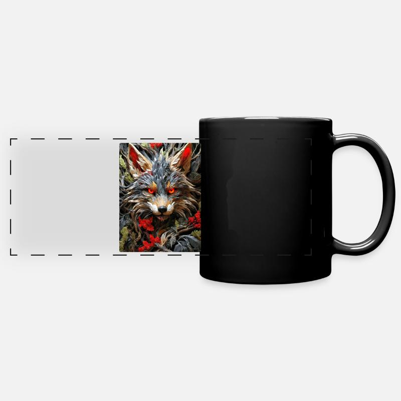 Plantes effrayantes Fox 1.7 - Mug panoramique uni - noir