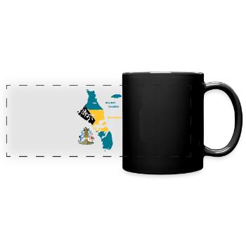 Summer Islands Bahamas Atlantic Holiday Sun - Full Colour Panoramic Mug - black - Front