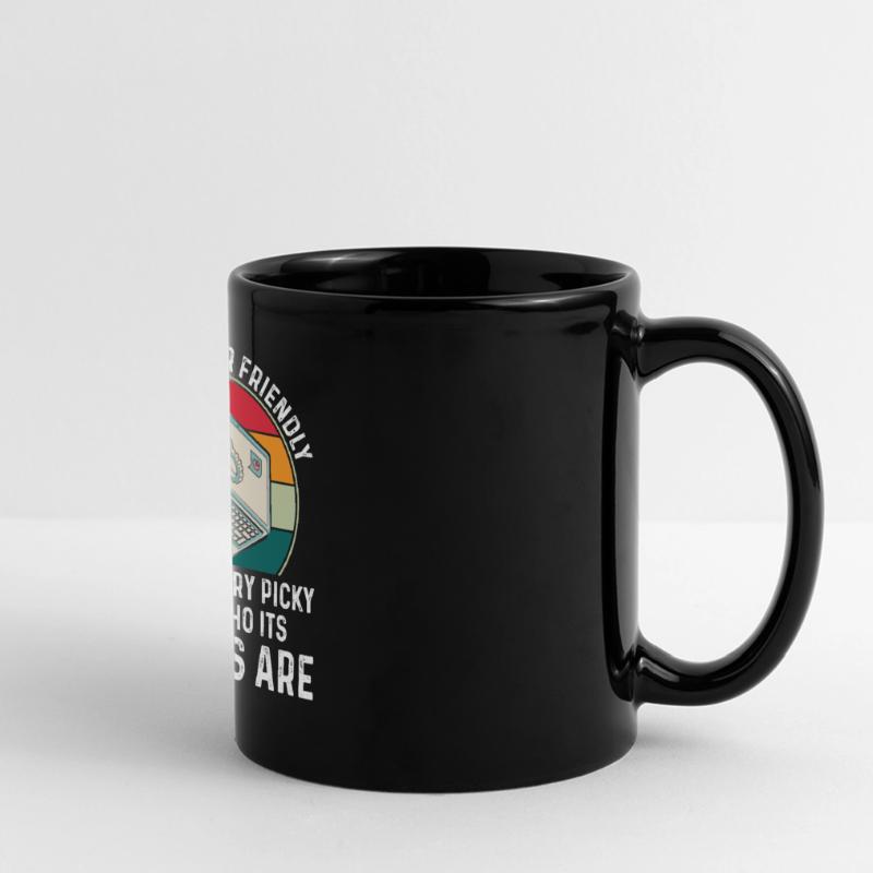 Linux ist benutzerfreundlich - Cloud Computing Panorama-Tasse farbig