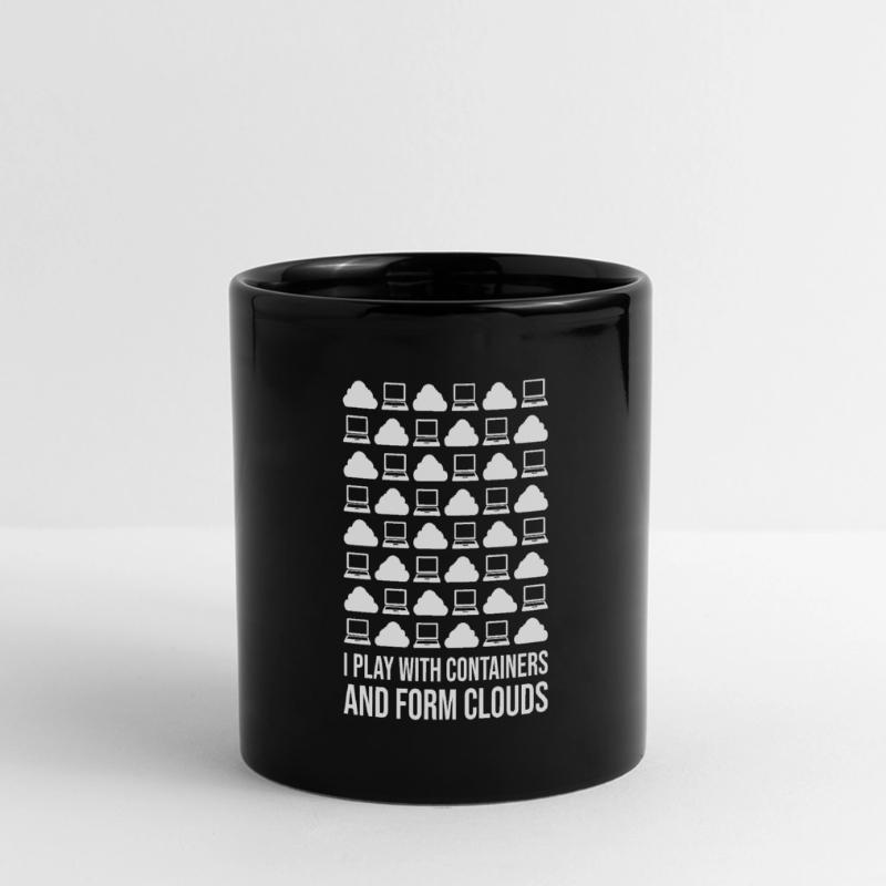 Cloud Computing Informatik Computer Programmierer Panorama-Tasse farbig