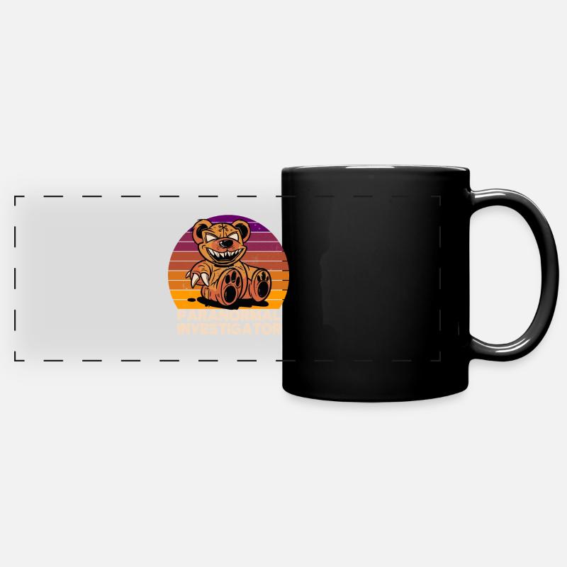 Ghost Hunting Paranormal Investigator - Full Colour Panoramic Mug - black