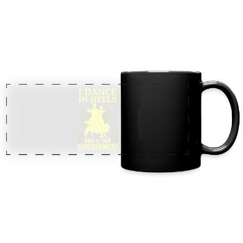 Dance Training Ballroom Couple Dance - Full Colour Panoramic Mug - black - Front