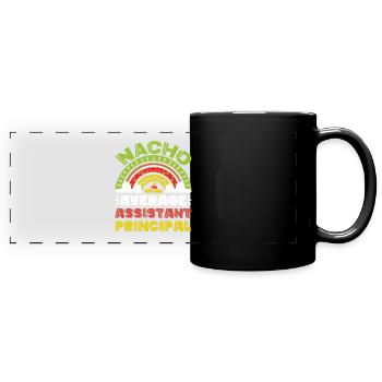 Nacho Average Directeur adjoint - Mug panoramique uni - noir - Devant