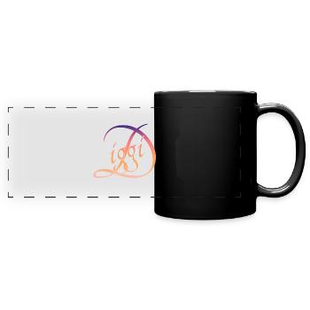 Diggi - Panorama-Tasse farbig - Schwarz - Vorne