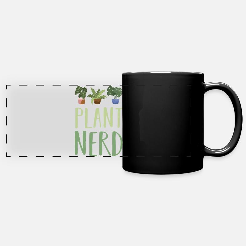 Plantes Végétales - Mug panoramique uni - noir