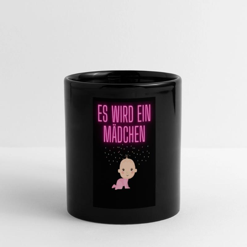 Es wird ein Mädchen Panorama-Tasse farbig