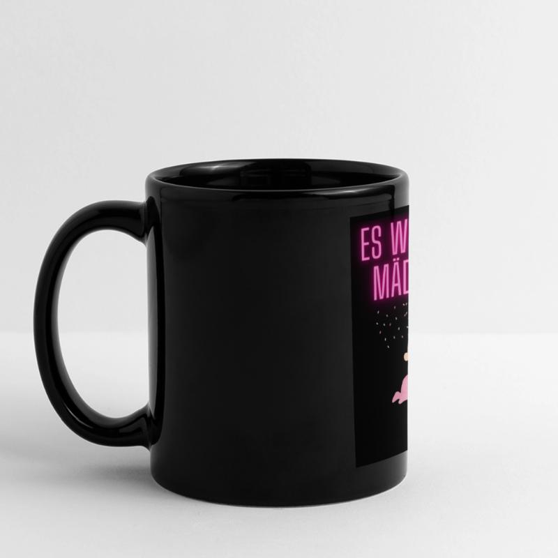 Es wird ein Mädchen Panorama-Tasse farbig