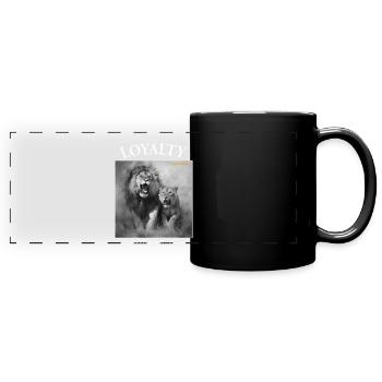 LOYALITÄT BRAUCHT KEINE GESETZE - Panorama-Tasse farbig - Schwarz - Vorne