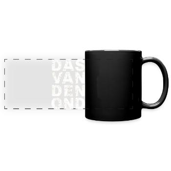 Das van den ond. Chemises en dialecte anversois - Mug panoramique uni - noir - Devant