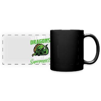 Équipement de chasse à l’iguane Technologie de contrôle des lézards - Mug panoramique uni - noir - Devant