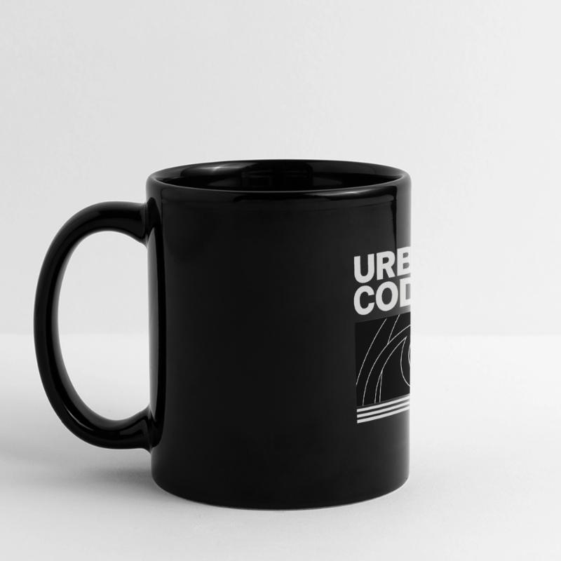 Conception de lignes de code urbain Mug panoramique uni