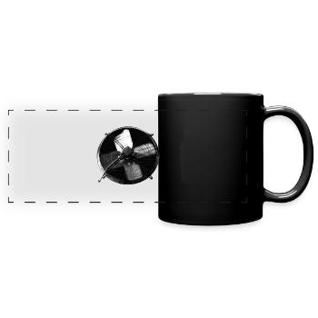 FAN - Full Colour Panoramic Mug - black - Front