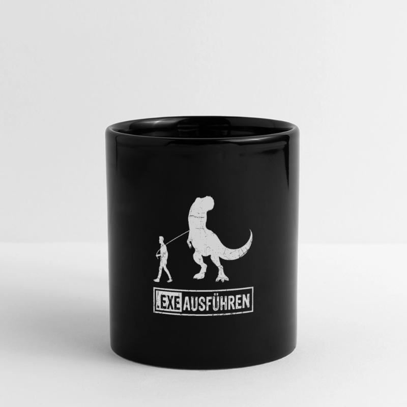 Admin Programmierer ITler Informatiker Spruch EXE Panorama-Tasse farbig