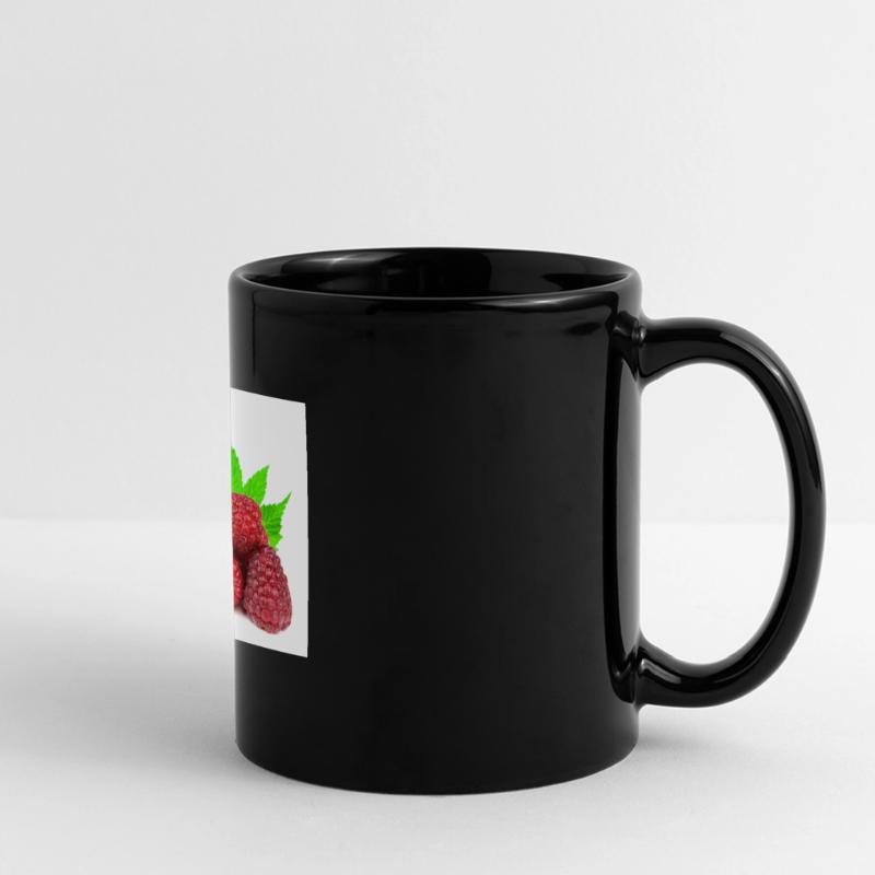 Himbeere. raspberry Panorama-Tasse farbig