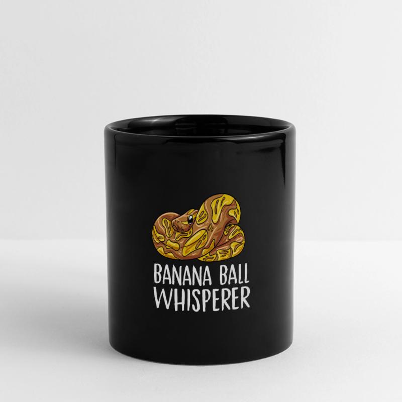 Conception de boule de banane pour un python Mug panoramique uni