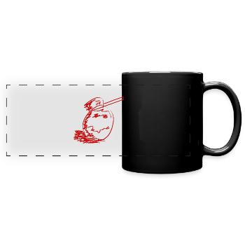 P/S Ball - Panorama-Tasse farbig - Schwarz - Vorne