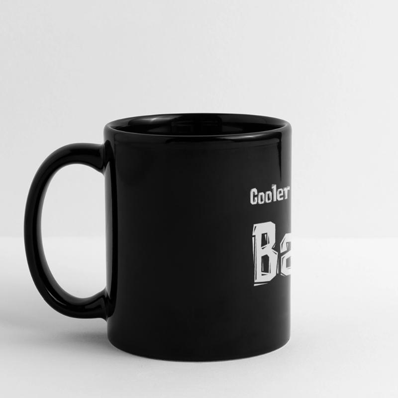 Cooler Typ mit Bart Panorama-Tasse farbig