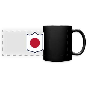 Armoiries du Japon - Mug panoramique uni - noir - Devant