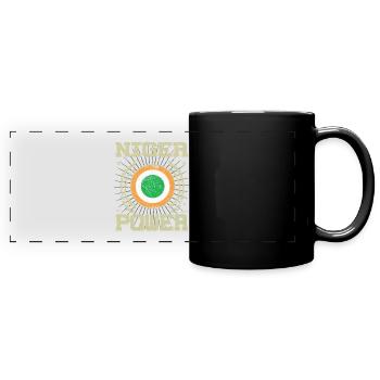 Cool Niger Design - Mug panoramique uni - noir - Devant
