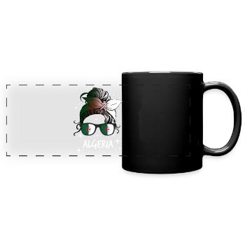 Algérie - Mug panoramique uni - noir - Devant
