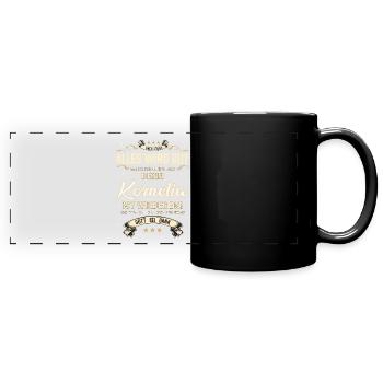 Everything Will Be Alright 'Cause Kornelia Is Here Outfit - Full Colour Panoramic Mug - black - Front