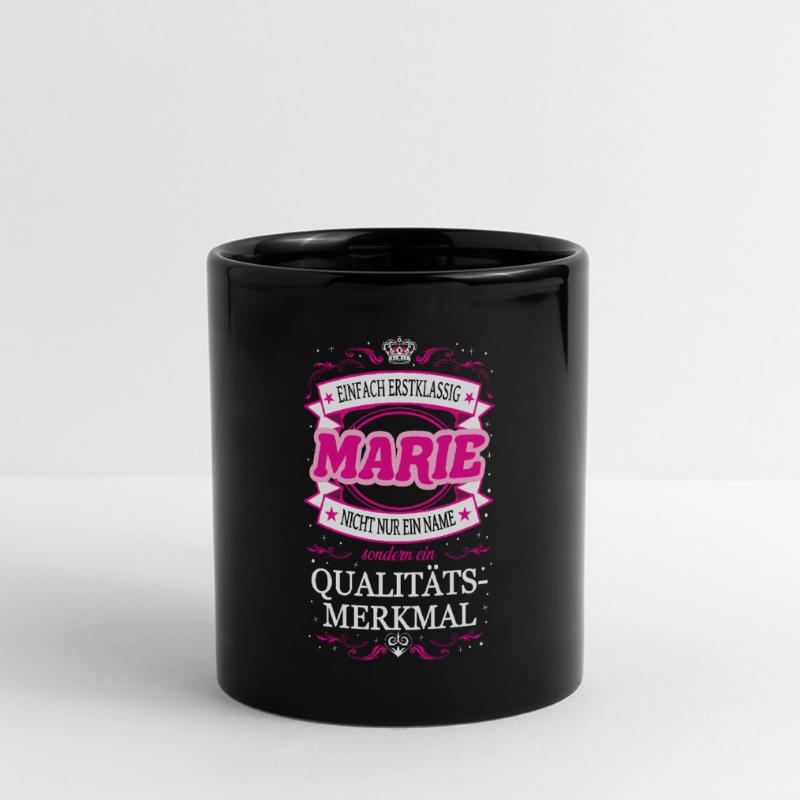 Qualitätsmerkmal Marie einfach Erstklassig Panorama-Tasse farbig