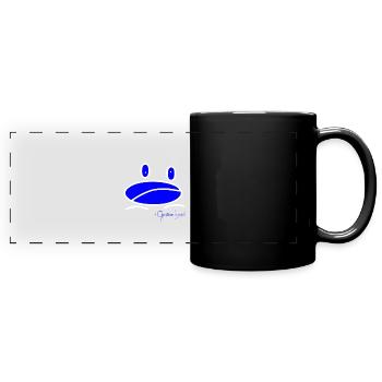 Frogmini - Ranunculus Oophagus - Full Colour Panoramic Mug - black - Front