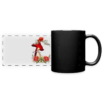 Fata carina - Tazza colorata con vista - nero - Fronte