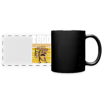 Taco Energie Fiesta - Panorama-Tasse farbig - Schwarz - Vorne