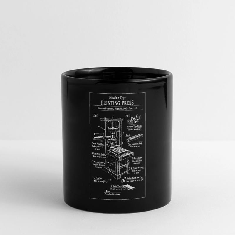 Plan d’impression classique Mug panoramique uni
