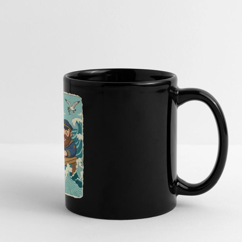 Dernier pub de la mer du Nord Mug panoramique uni