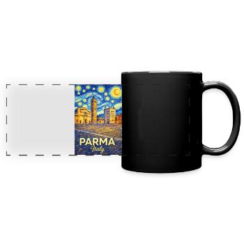 Parma, Italien. - Panorama-Tasse farbig - Schwarz - Vorne