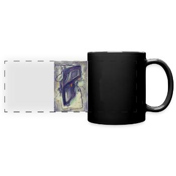 Saturnalia - Mug panoramique uni - noir - Devant
