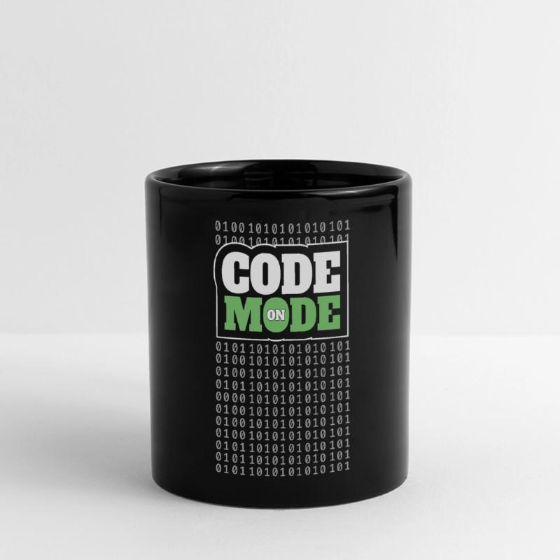 Code Mode On - Programming Software Engineer Coder Full Colour Panoramic Mug
