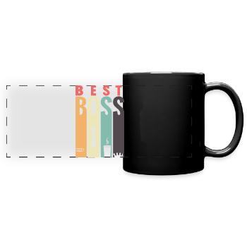The Best Best Ever Manager CEO Men Women - Full Colour Panoramic Mug - black - Front
