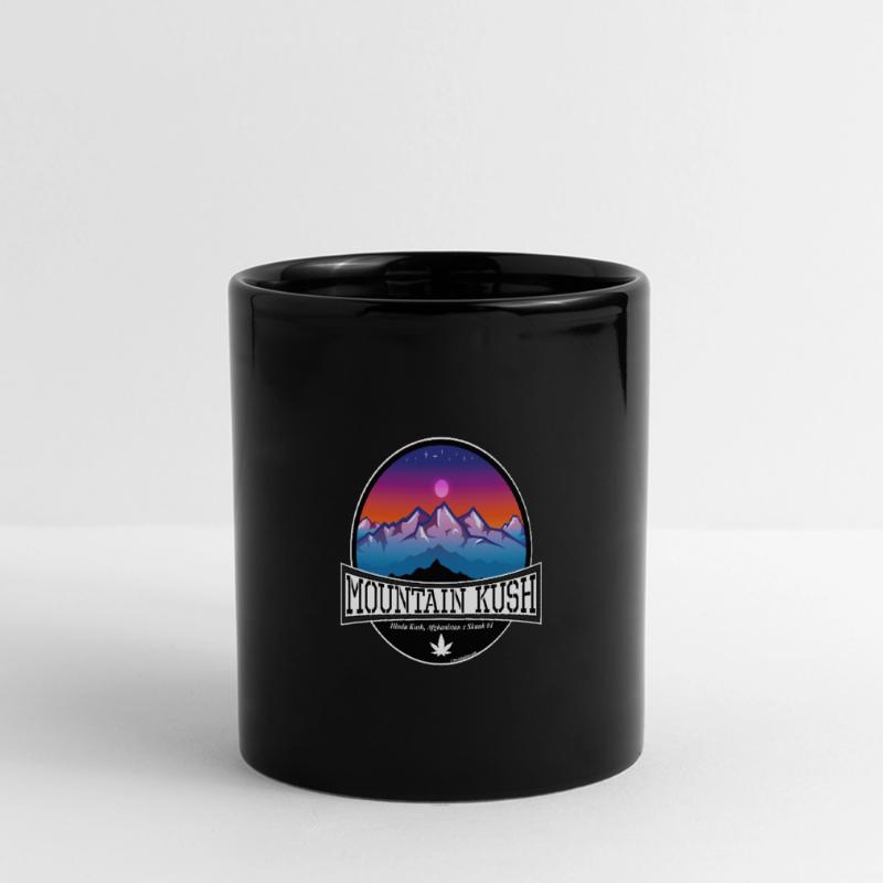 Mountain Kush / Sorte Panorama-Tasse farbig