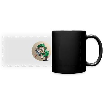 detective private eye investigator1 - Full Colour Panoramic Mug - black - Front