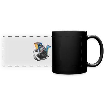 Parkour - Full Colour Panoramic Mug - black - Front