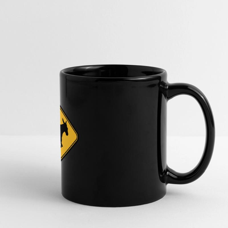 Note danger sign warning caution caution ese Full Colour Panoramic Mug