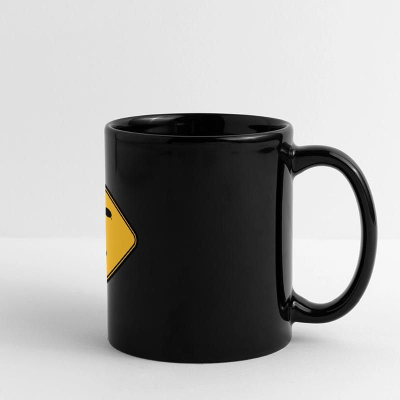 snake caution caution caution note sign s Full Colour Panoramic Mug