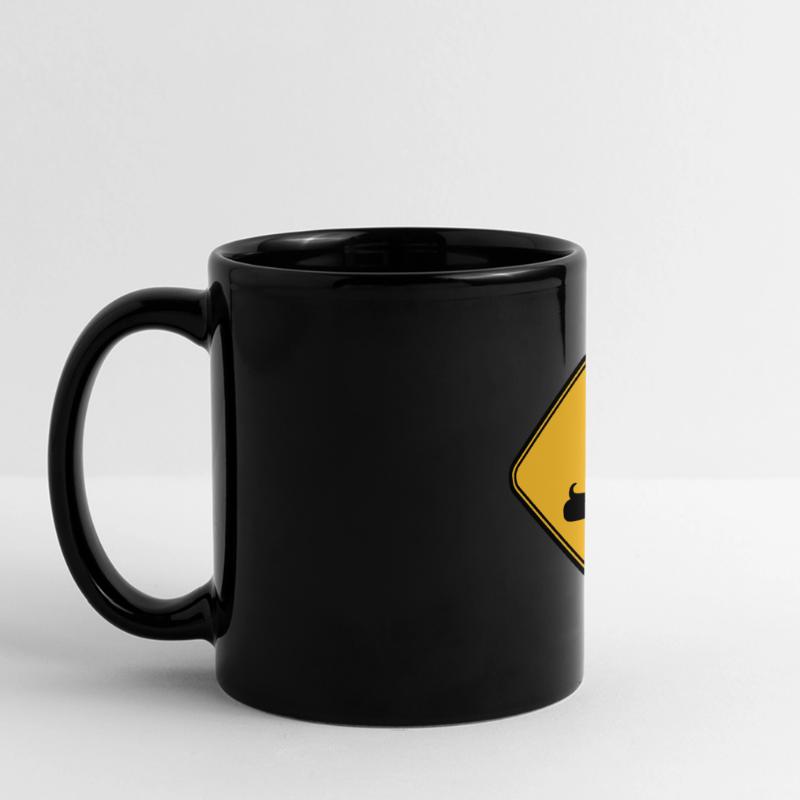 snake caution caution caution note sign s Full Colour Panoramic Mug