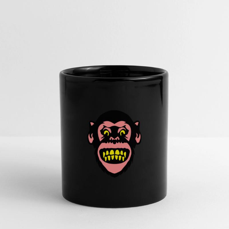 monkey monkey grimace 8 Full Colour Panoramic Mug