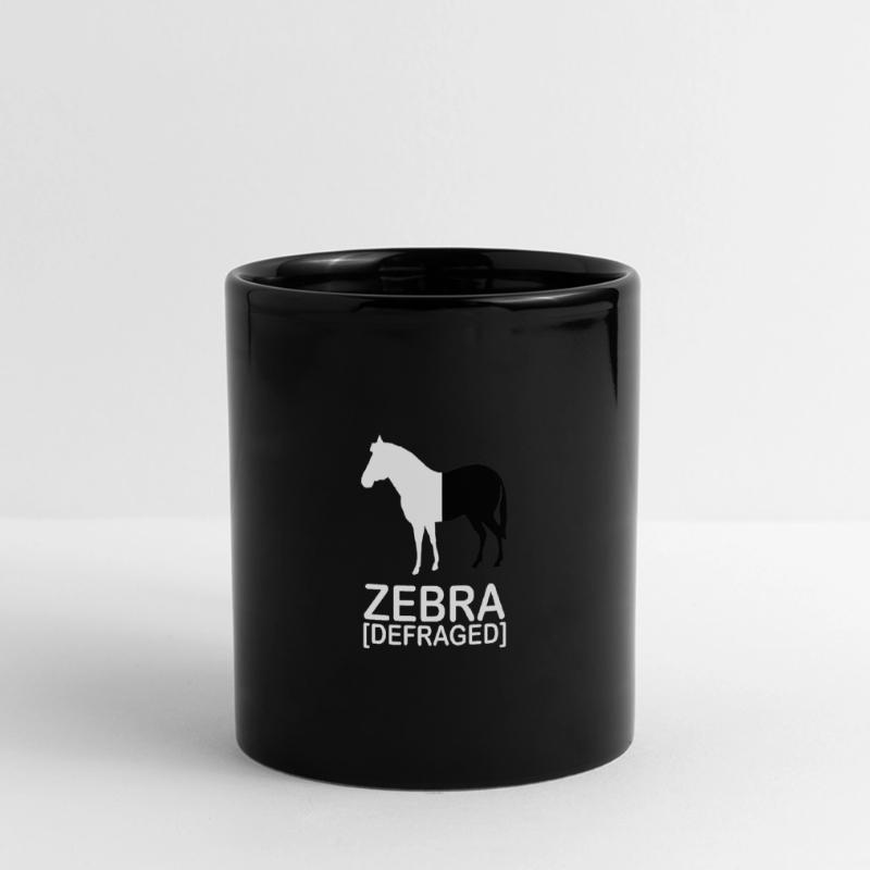 Zebra [defraged] | IT | | Computers Nerd | geek Full Colour Panoramic Mug