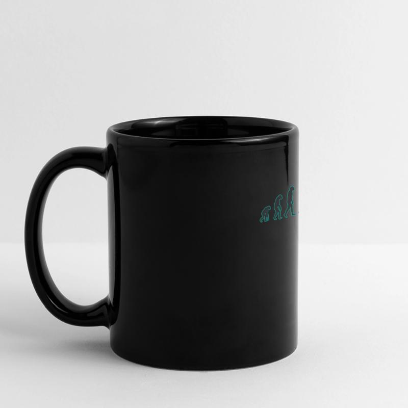 Evolution computer nerd nerds gift idea Full Colour Panoramic Mug
