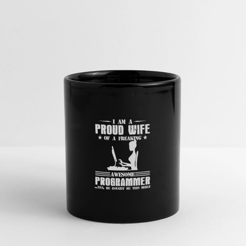 Programmer Wife Code Computer The Gift Full Colour Panoramic Mug