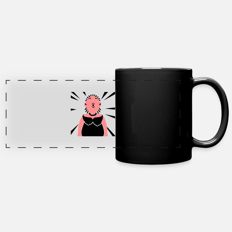 Chanteuse d’opéra / Fat Lady Sings (2c) - Mug panoramique uni - noir