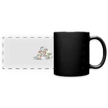Infirmière soignante Opération Médecins de l'équipe - Mug panoramique uni - noir - Devant