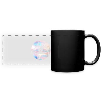 Acrobat Design for Artists and Turners - Full Colour Panoramic Mug - black - Front